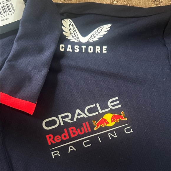 Castore Red Bull Racing Navy Polo Shirt - Max Verstappen - Picture 3 of 6